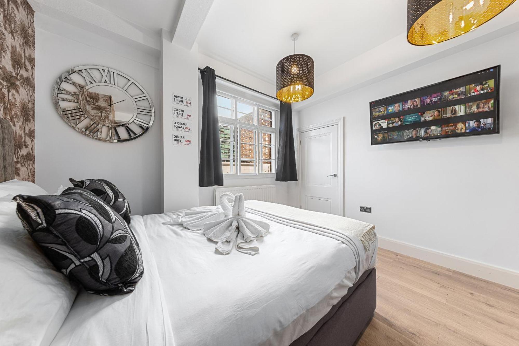 Central London Luxury, Relaxing Apartment! 2 Mins From Paddington Station! 외부 사진